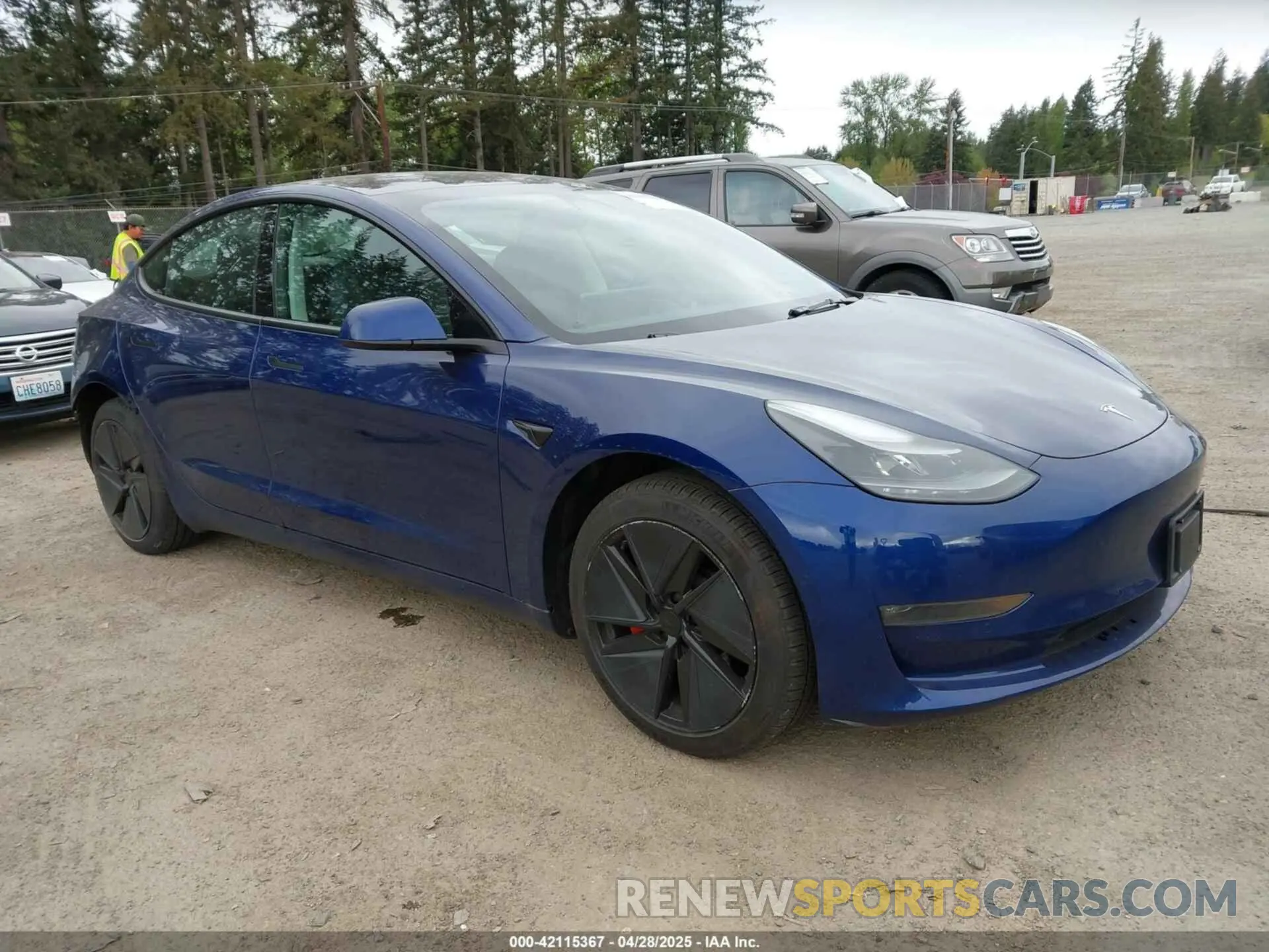 1 Фотография поврежденного автомобиля 5YJ3E1EC5NF356461 TESLA MODEL 3 2022