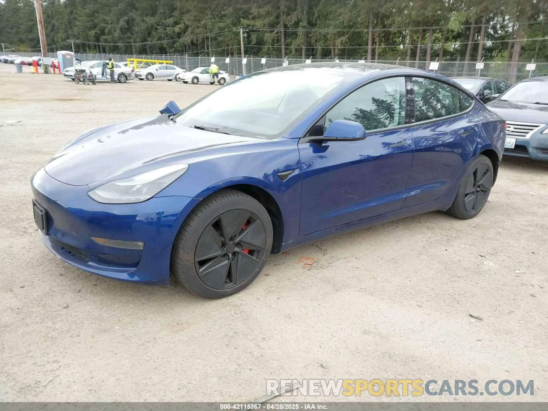 2 Фотография поврежденного автомобиля 5YJ3E1EC5NF356461 TESLA MODEL 3 2022