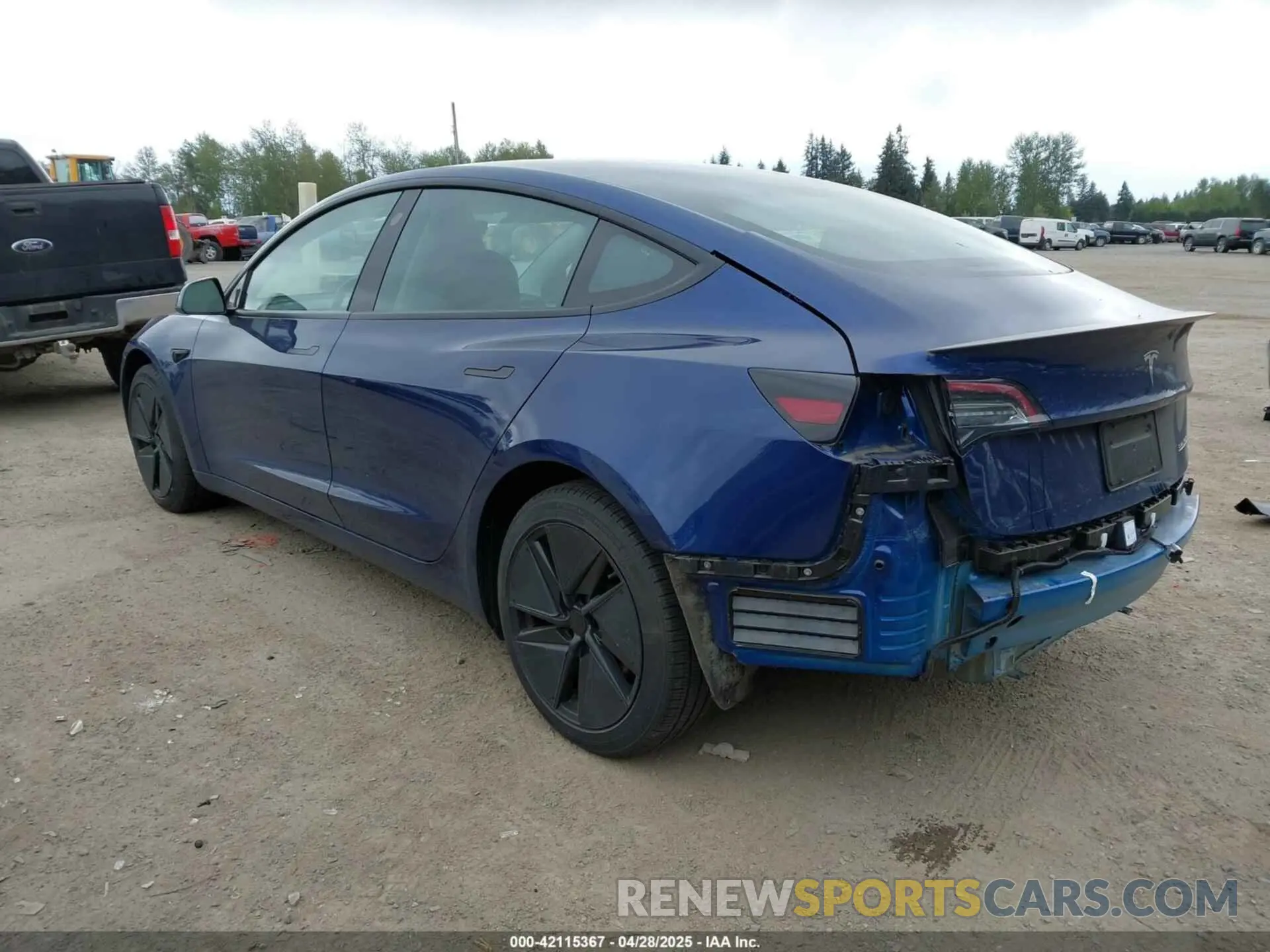 3 Фотография поврежденного автомобиля 5YJ3E1EC5NF356461 TESLA MODEL 3 2022