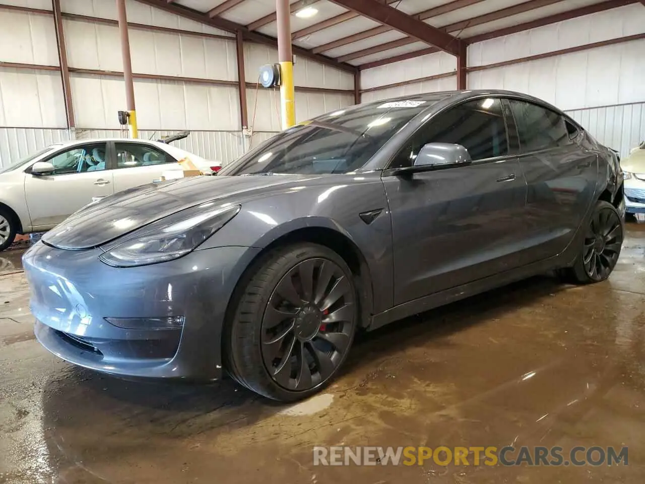 1 Фотография поврежденного автомобиля 5YJ3E1EC6NF107912 TESLA MODEL 3 2022