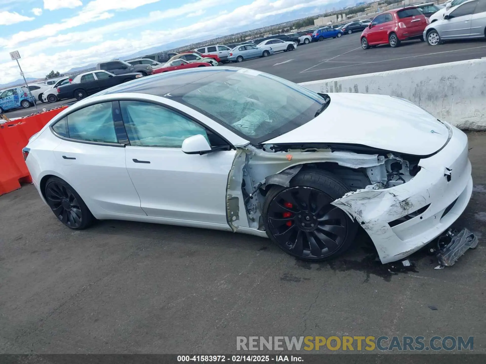 12 Photograph of a damaged car 5YJ3E1EC6NF111958 TESLA MODEL 3 2022