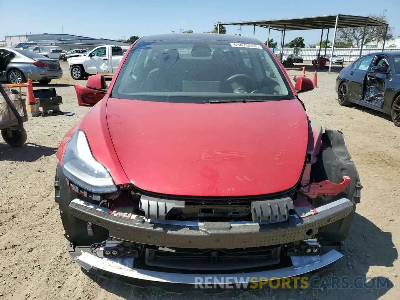 5 Фотография поврежденного автомобиля 5YJ3E1EC6NF168984 TESLA MODEL 3 2022