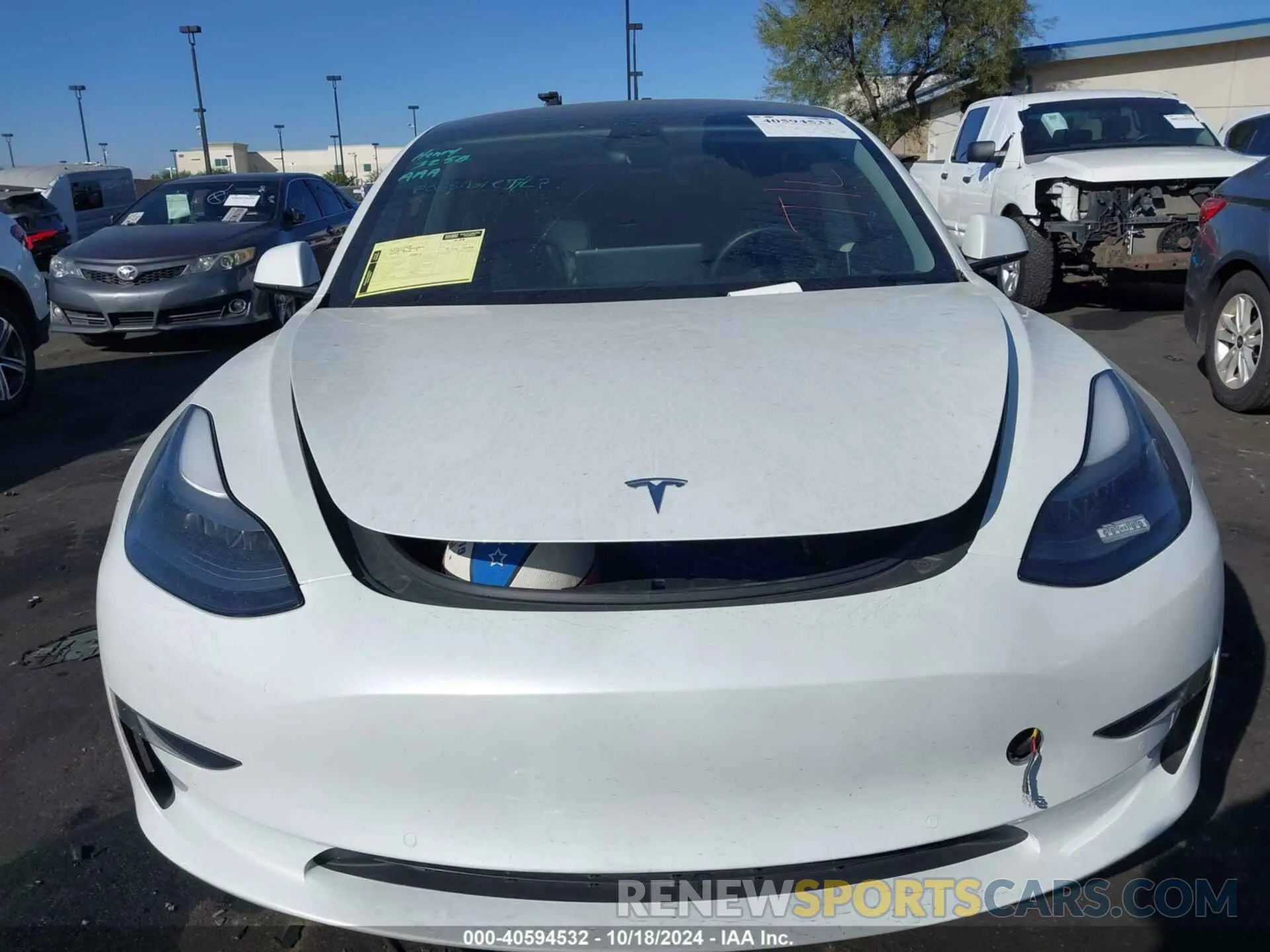 6 Фотография поврежденного автомобиля 5YJ3E1EC6NF204141 TESLA MODEL 3 2022