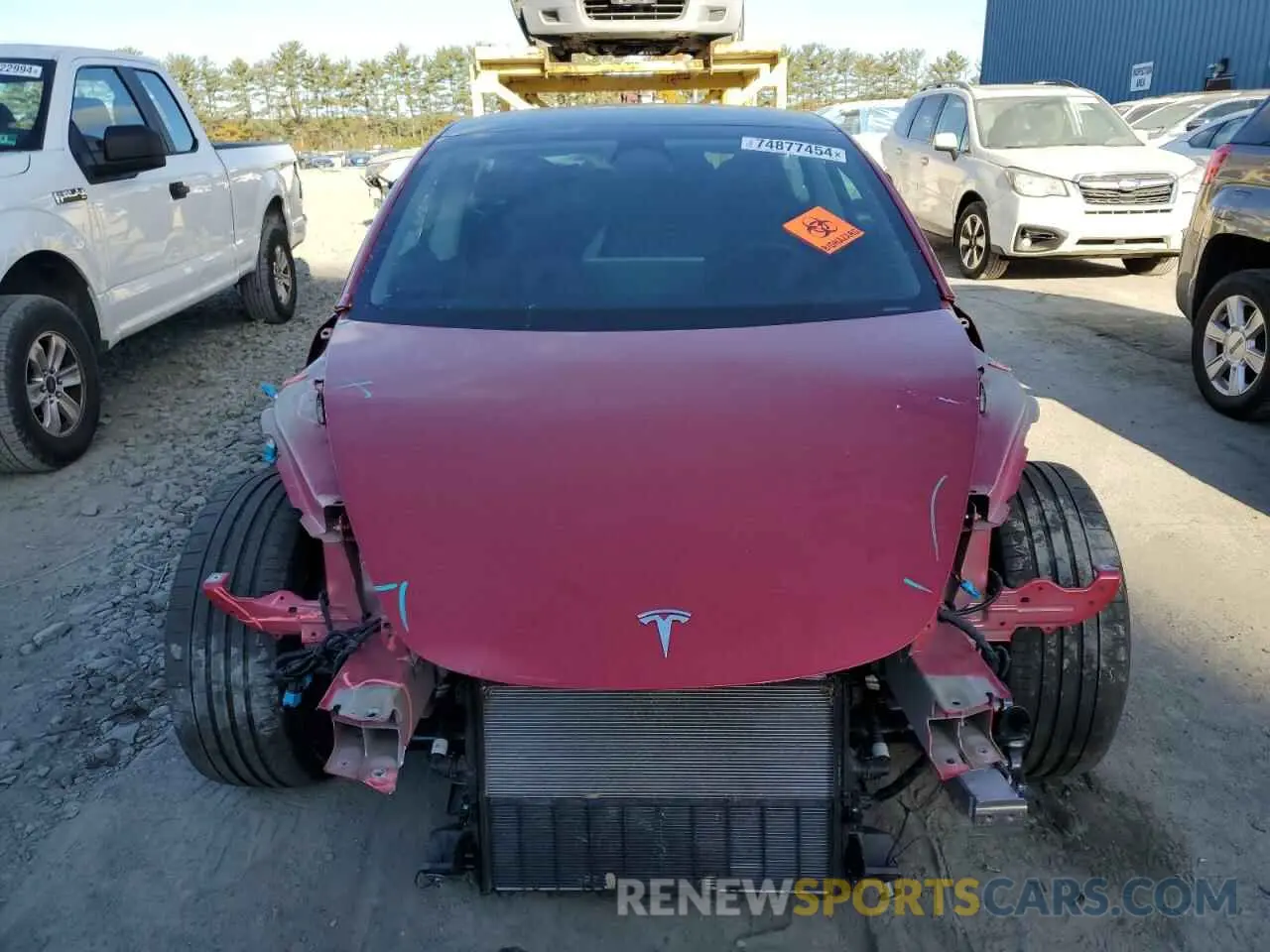 5 Photograph of a damaged car 5YJ3E1EC6NF248205 TESLA MODEL 3 2022