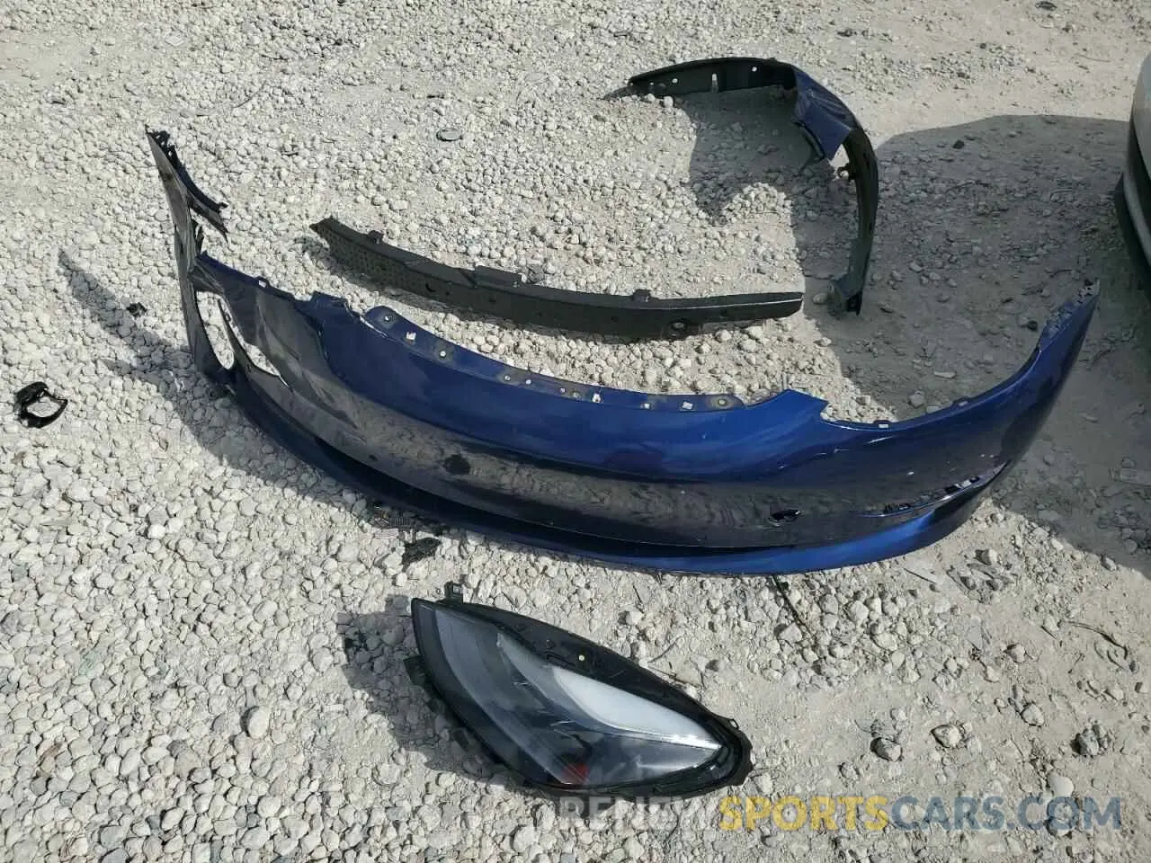 12 Photograph of a damaged car 5YJ3E1EC6NF254487 TESLA MODEL 3 2022