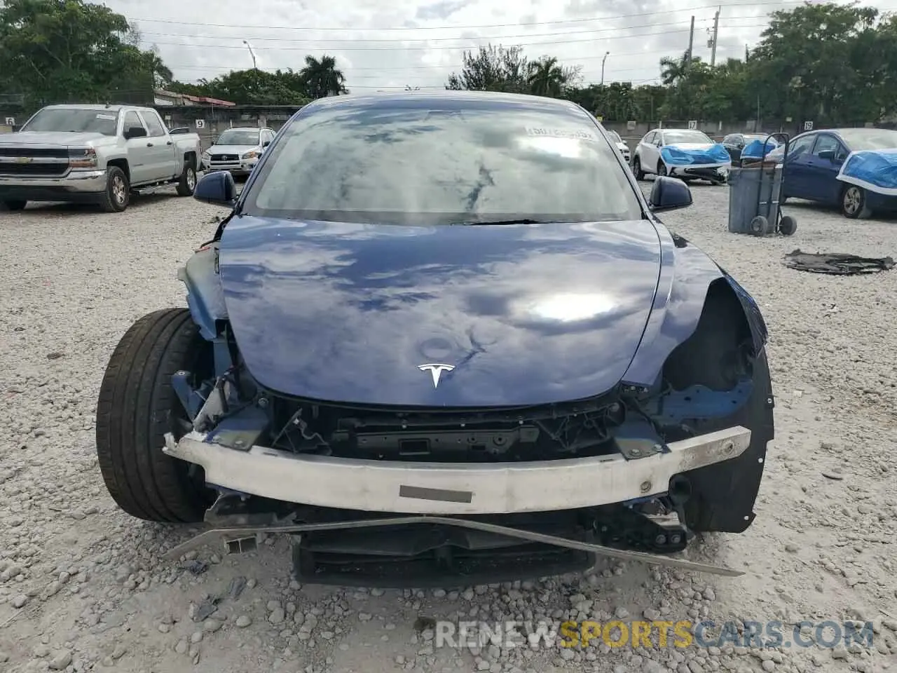 5 Photograph of a damaged car 5YJ3E1EC6NF254487 TESLA MODEL 3 2022