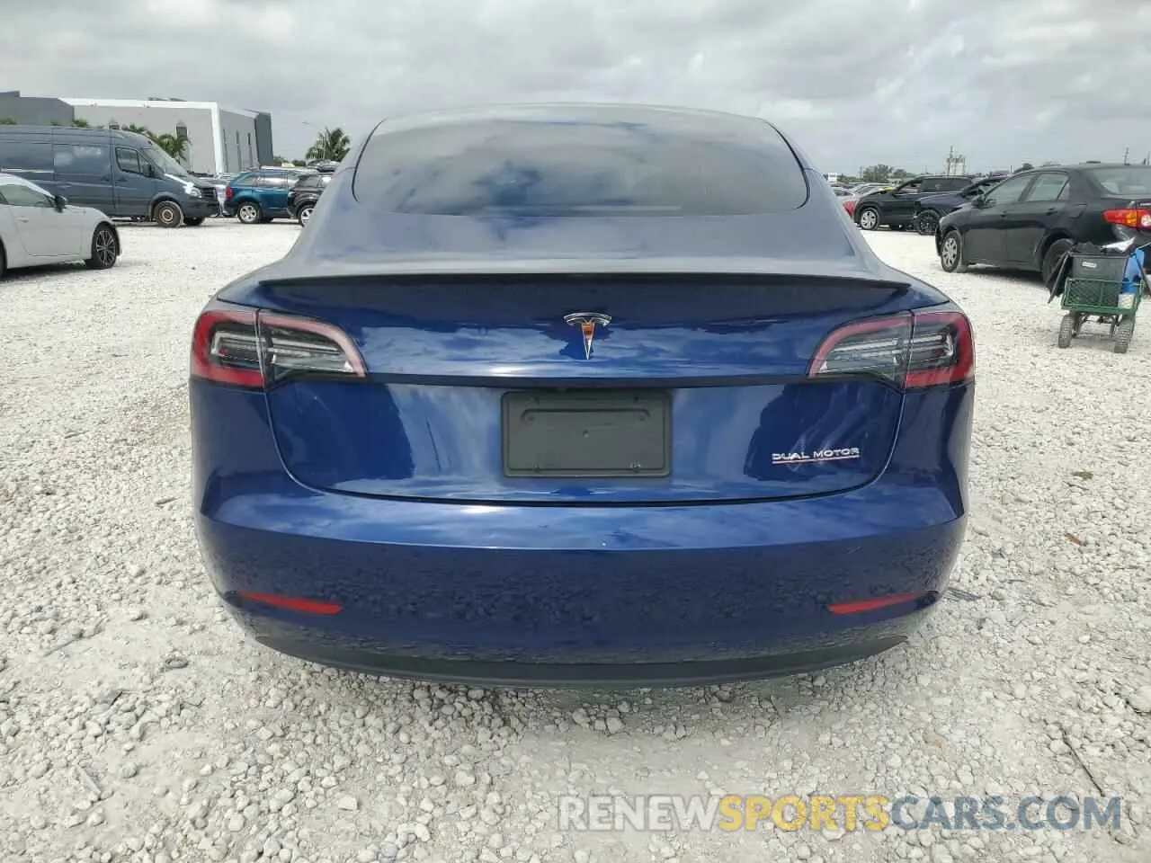 6 Photograph of a damaged car 5YJ3E1EC6NF254487 TESLA MODEL 3 2022