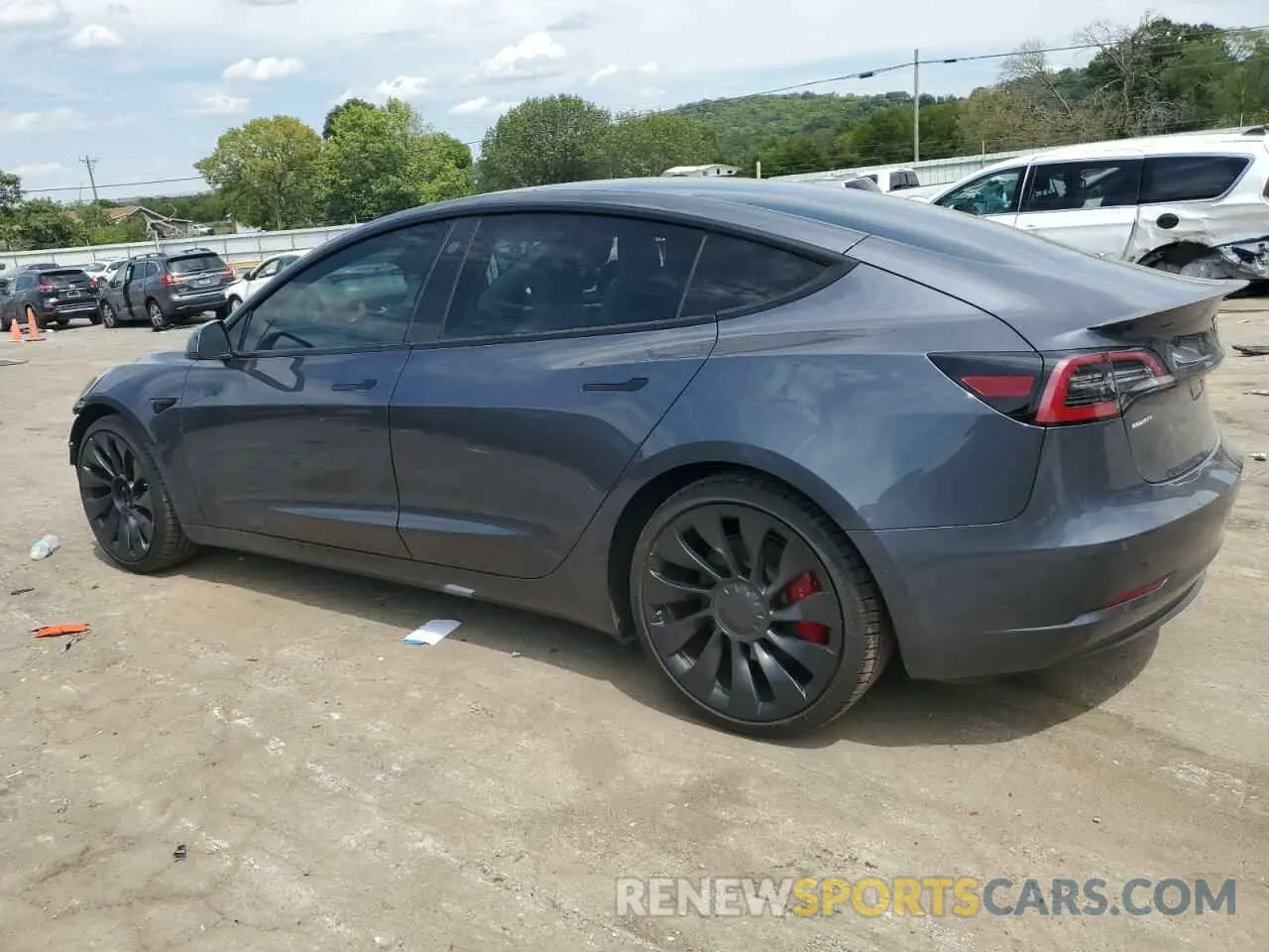 2 Фотография поврежденного автомобиля 5YJ3E1EC6NF294343 TESLA MODEL 3 2022