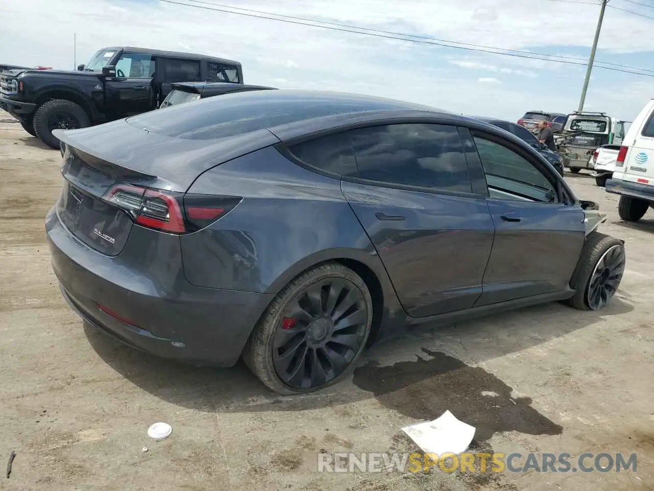 3 Фотография поврежденного автомобиля 5YJ3E1EC6NF294343 TESLA MODEL 3 2022