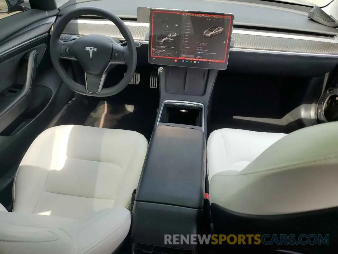 8 Фотография поврежденного автомобиля 5YJ3E1EC6NF294343 TESLA MODEL 3 2022