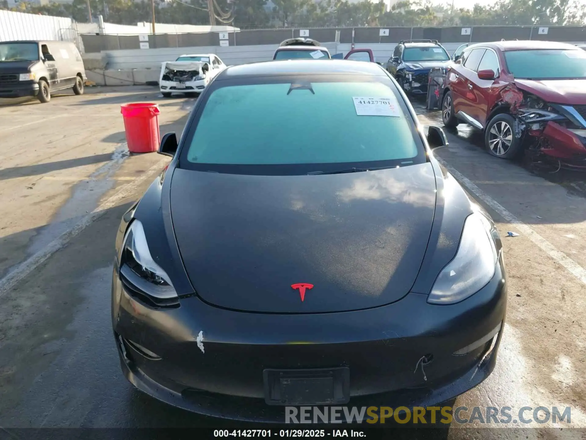 11 Фотография поврежденного автомобиля 5YJ3E1EC7NF137744 TESLA MODEL 3 2022
