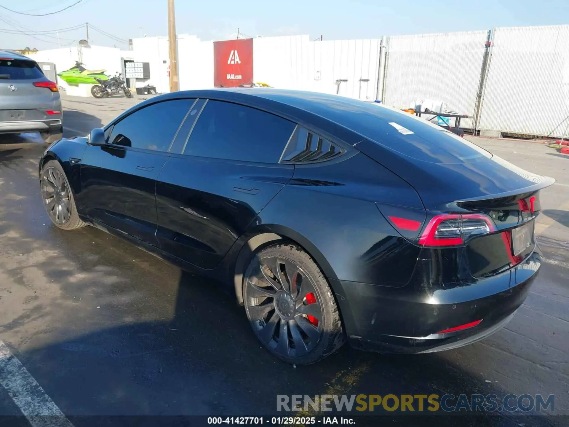 3 Фотография поврежденного автомобиля 5YJ3E1EC7NF137744 TESLA MODEL 3 2022