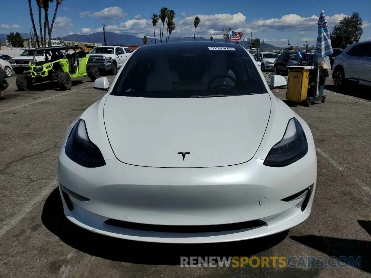 5 Photograph of a damaged car 5YJ3E1EC7NF248083 TESLA MODEL 3 2022