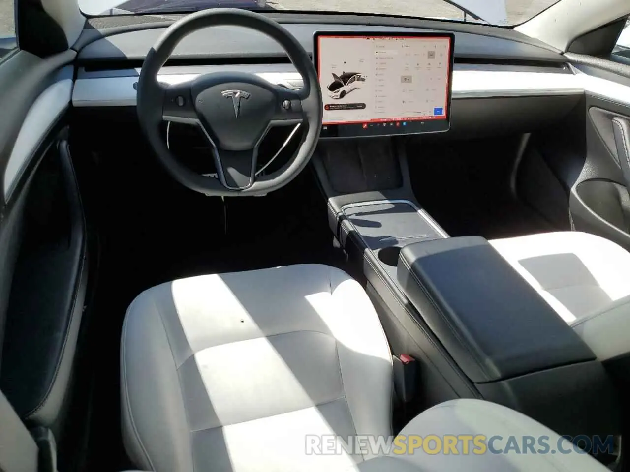 8 Photograph of a damaged car 5YJ3E1EC7NF248083 TESLA MODEL 3 2022