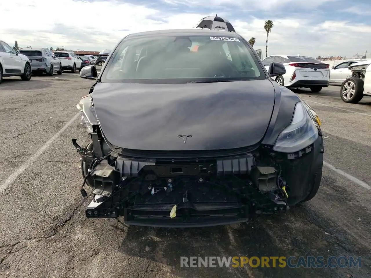 5 Photograph of a damaged car 5YJ3E1EC7NF277227 TESLA MODEL 3 2022