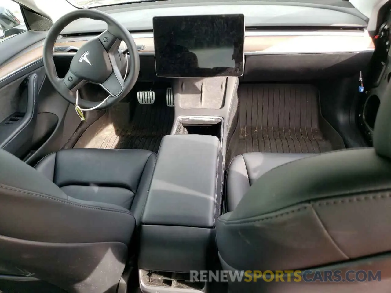 8 Photograph of a damaged car 5YJ3E1EC7NF277227 TESLA MODEL 3 2022