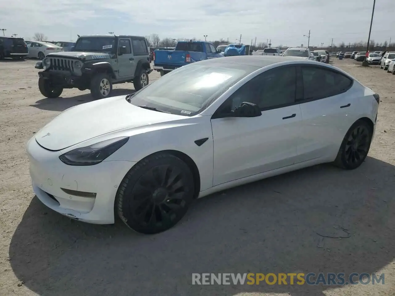 1 Фотография поврежденного автомобиля 5YJ3E1EC7NF294321 TESLA MODEL 3 2022