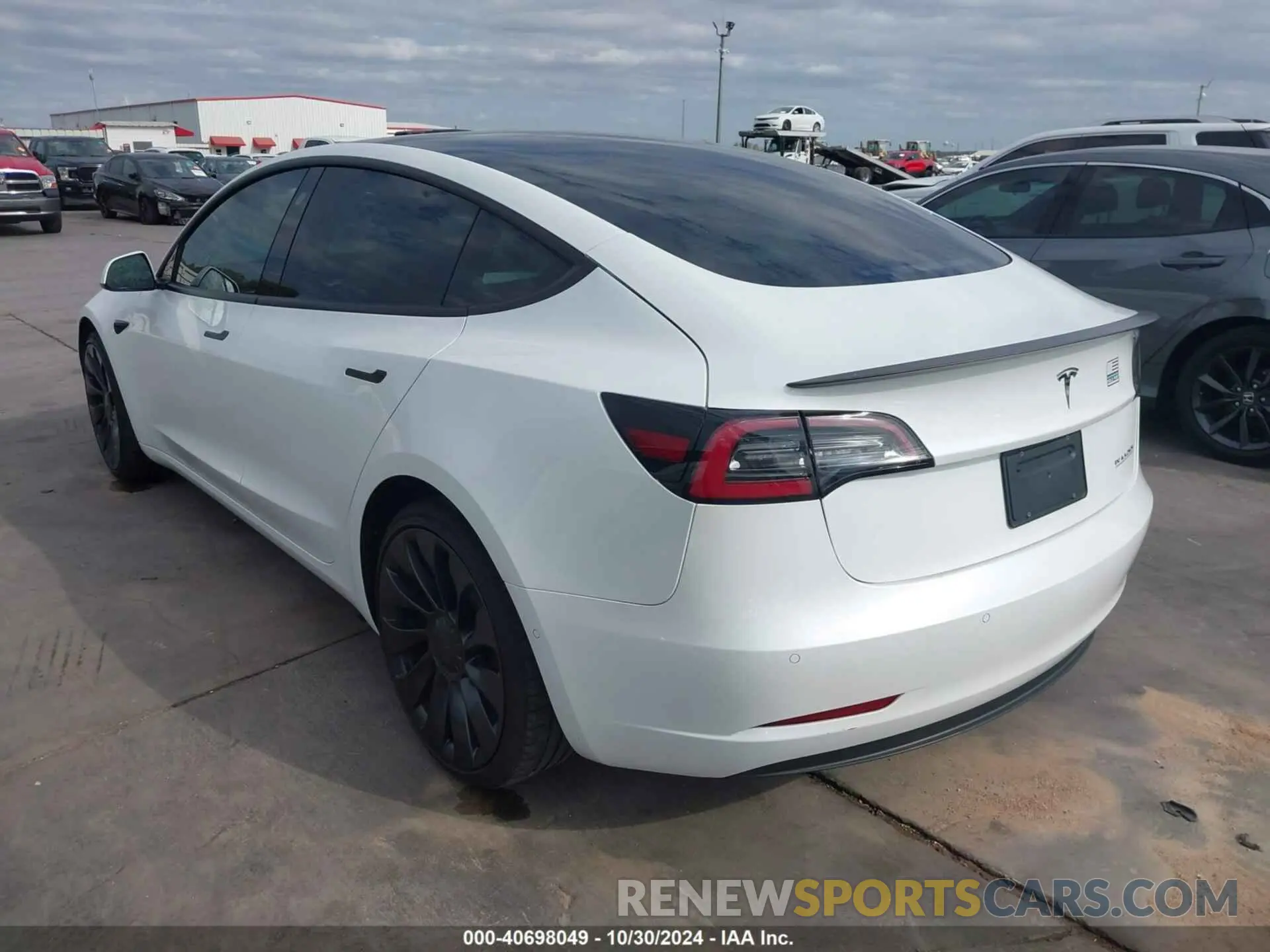 3 Photograph of a damaged car 5YJ3E1EC8NF163155 TESLA MODEL 3 2022