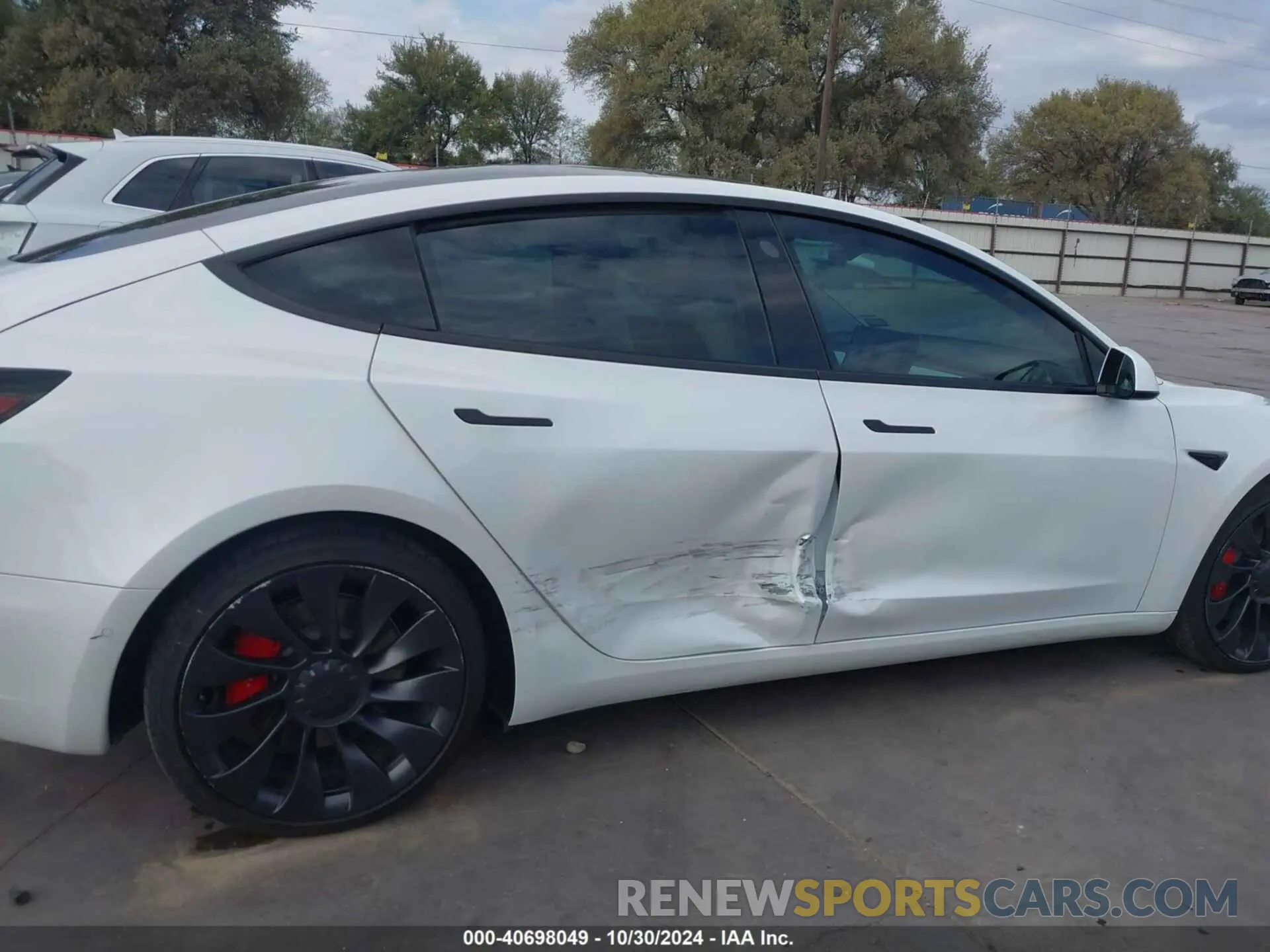 6 Photograph of a damaged car 5YJ3E1EC8NF163155 TESLA MODEL 3 2022