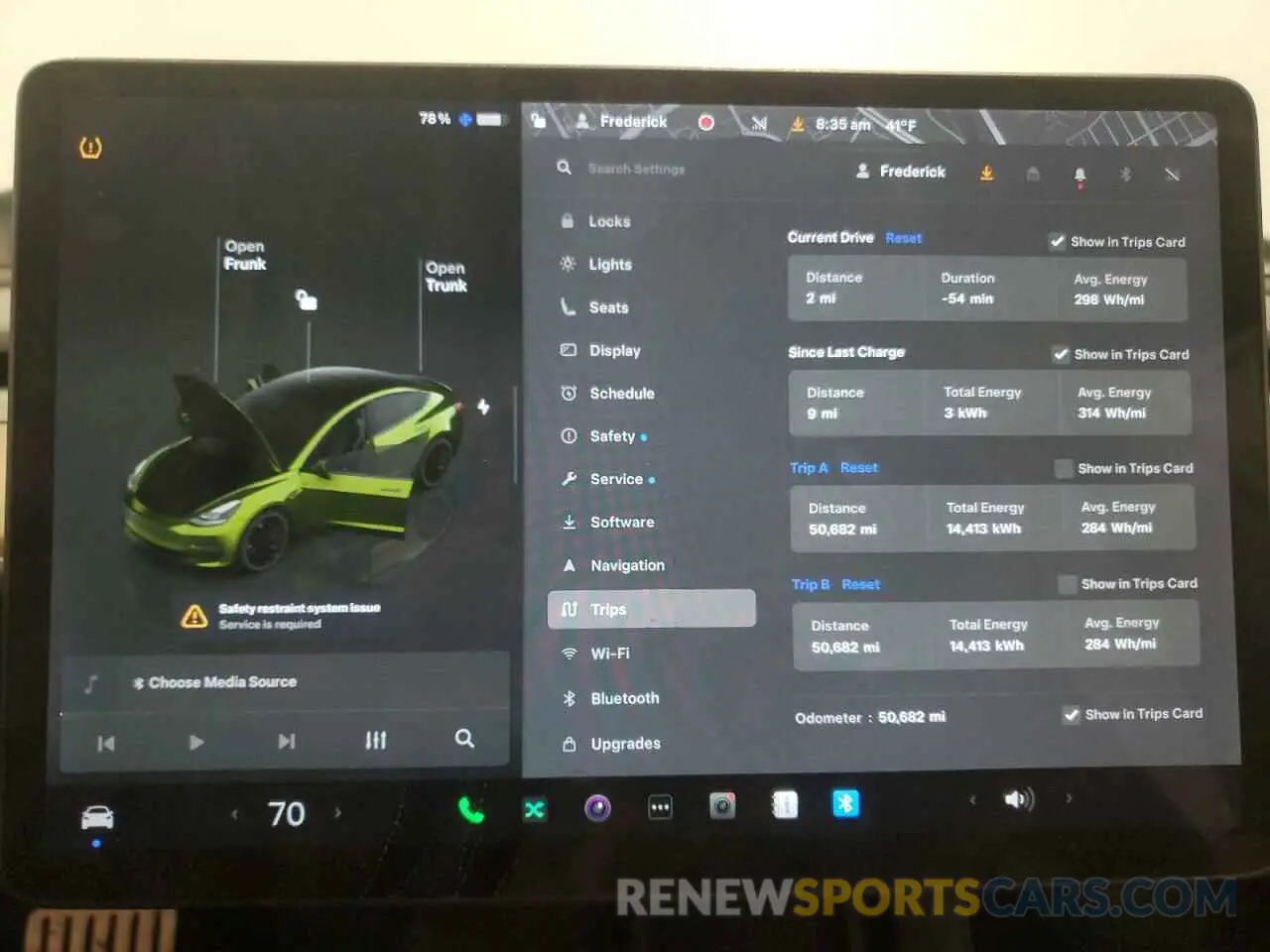 9 Фотография поврежденного автомобиля 5YJ3E1EC8NF200530 TESLA MODEL 3 2022