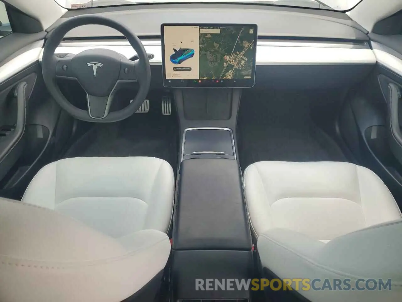 8 Photograph of a damaged car 5YJ3E1EC8NF247976 TESLA MODEL 3 2022