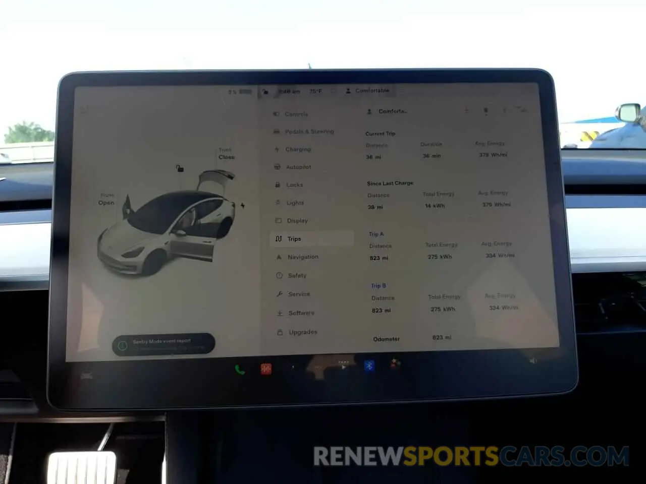 8 Фотография поврежденного автомобиля 5YJ3E1EC8NF274028 TESLA MODEL 3 2022