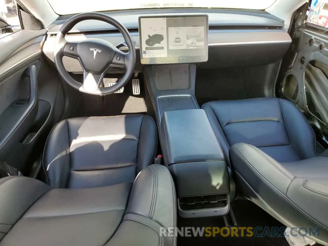 8 Photograph of a damaged car 5YJ3E1EC9NF130911 TESLA MODEL 3 2022
