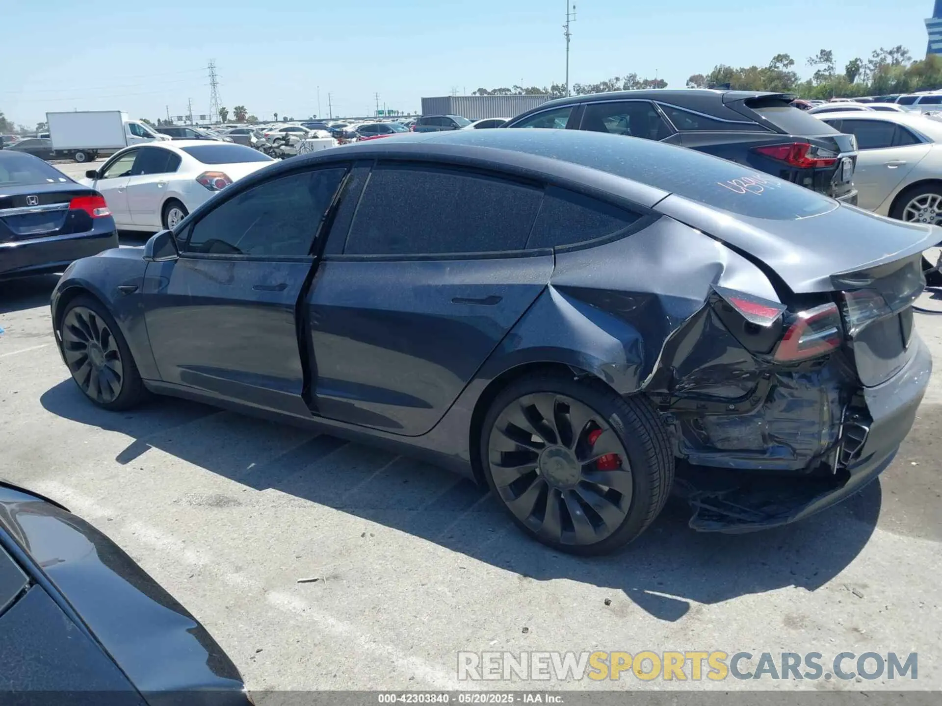 14 Photograph of a damaged car 5YJ3E1EC9NF210936 TESLA MODEL 3 2022