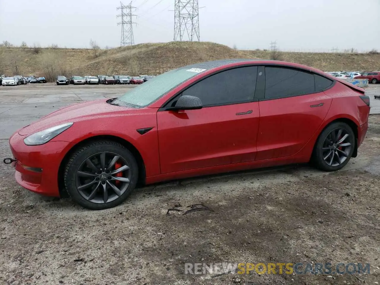 1 Фотография поврежденного автомобиля 5YJ3E1EC9NF236839 TESLA MODEL 3 2022