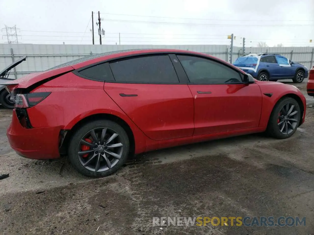 3 Фотография поврежденного автомобиля 5YJ3E1EC9NF236839 TESLA MODEL 3 2022