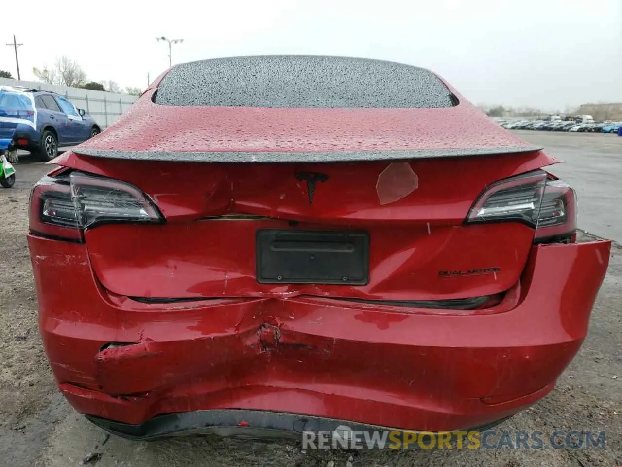 6 Фотография поврежденного автомобиля 5YJ3E1EC9NF236839 TESLA MODEL 3 2022