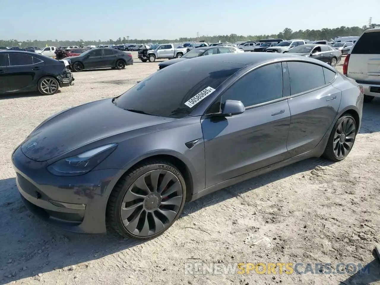 1 Фотография поврежденного автомобиля 5YJ3E1EC9NF247839 TESLA MODEL 3 2022