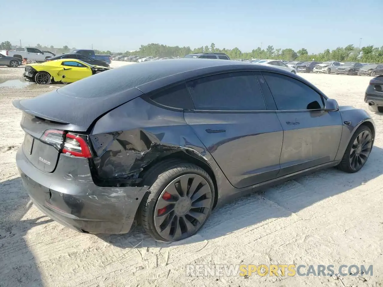 3 Фотография поврежденного автомобиля 5YJ3E1EC9NF247839 TESLA MODEL 3 2022