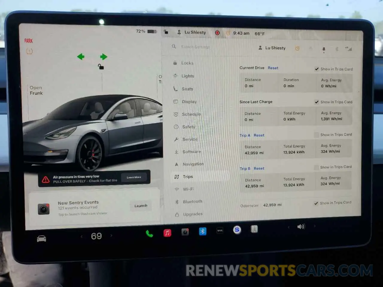 9 Фотография поврежденного автомобиля 5YJ3E1EC9NF247839 TESLA MODEL 3 2022