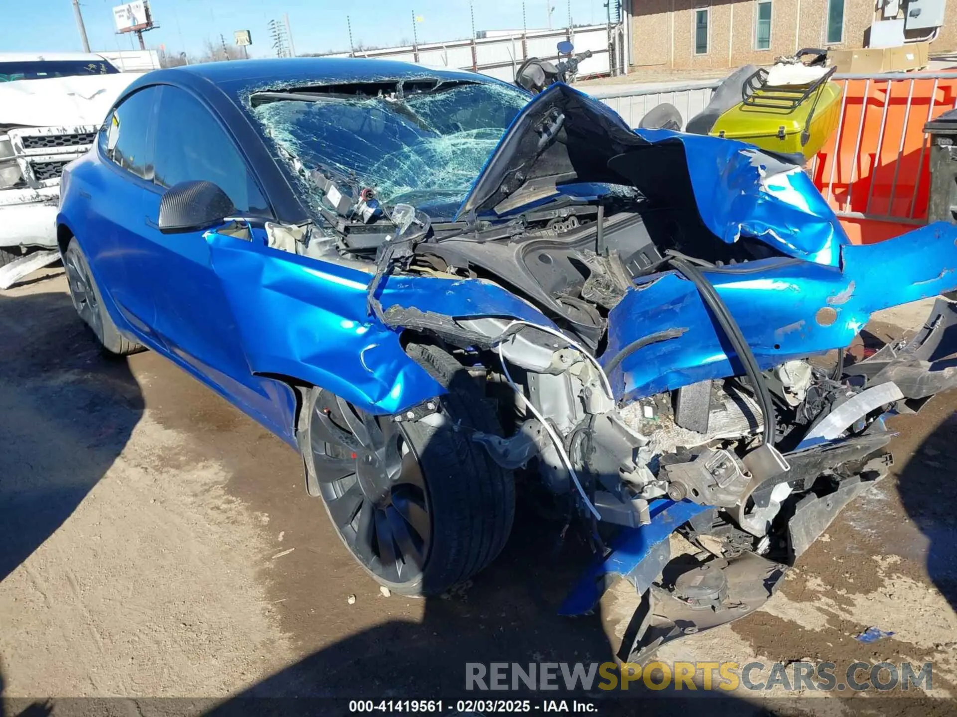 1 Фотография поврежденного автомобиля 5YJ3E1EC9NF337945 TESLA MODEL 3 2022