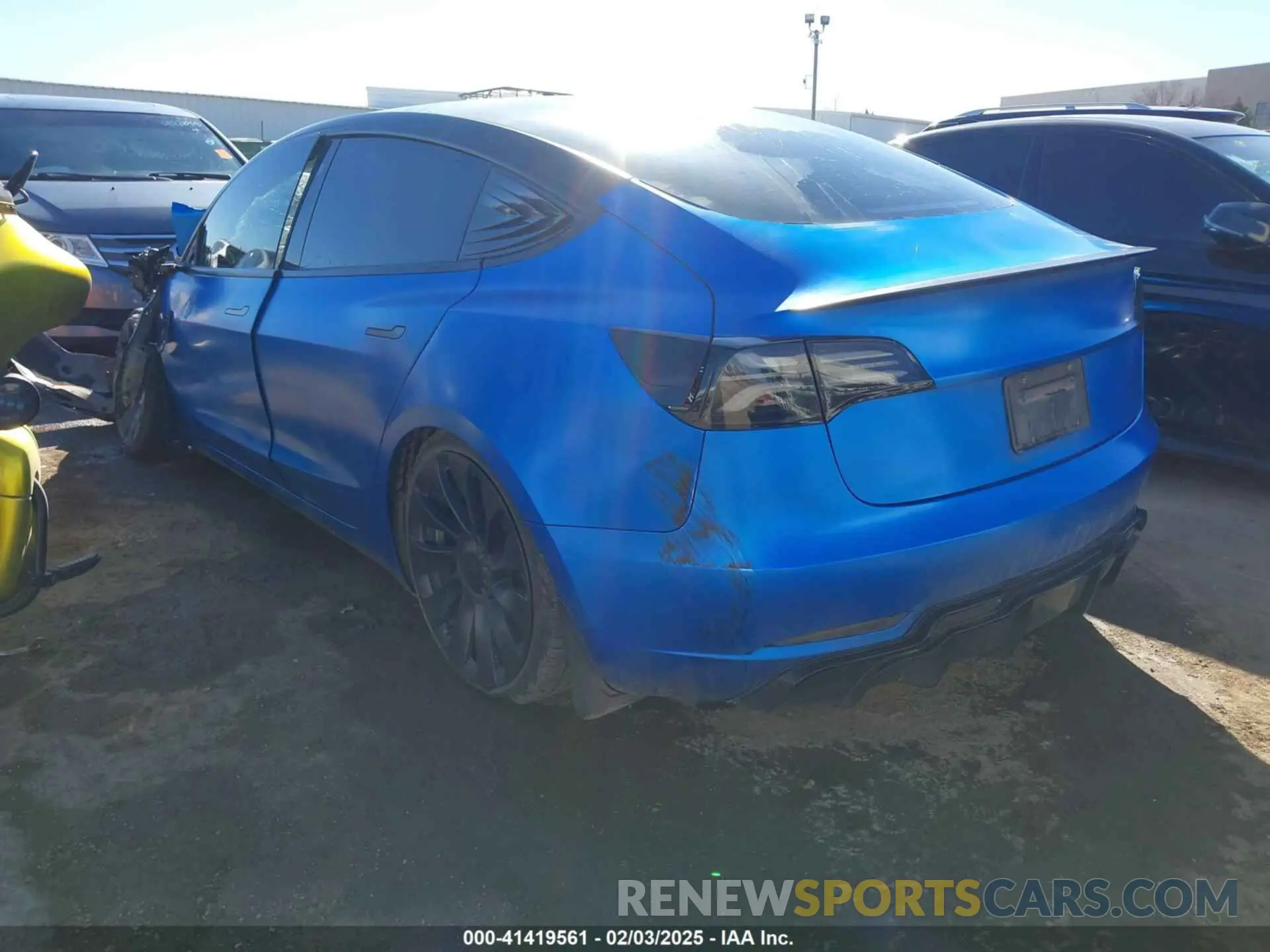 3 Фотография поврежденного автомобиля 5YJ3E1EC9NF337945 TESLA MODEL 3 2022