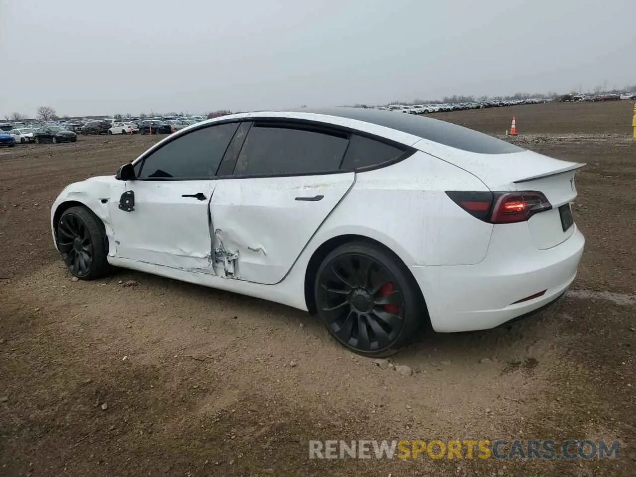 2 Фотография поврежденного автомобиля 5YJ3E1EC9NF346791 TESLA MODEL 3 2022