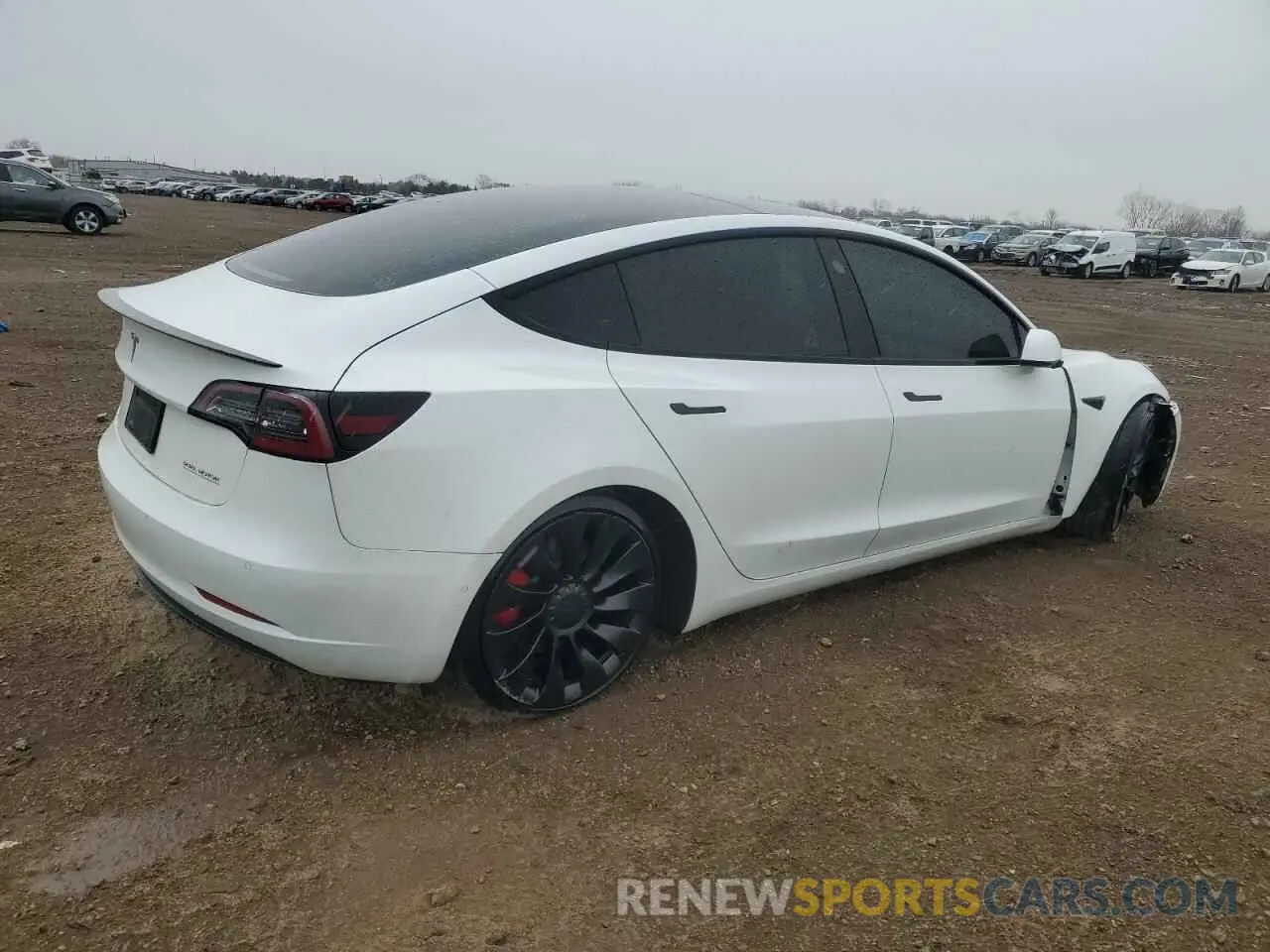 3 Фотография поврежденного автомобиля 5YJ3E1EC9NF346791 TESLA MODEL 3 2022