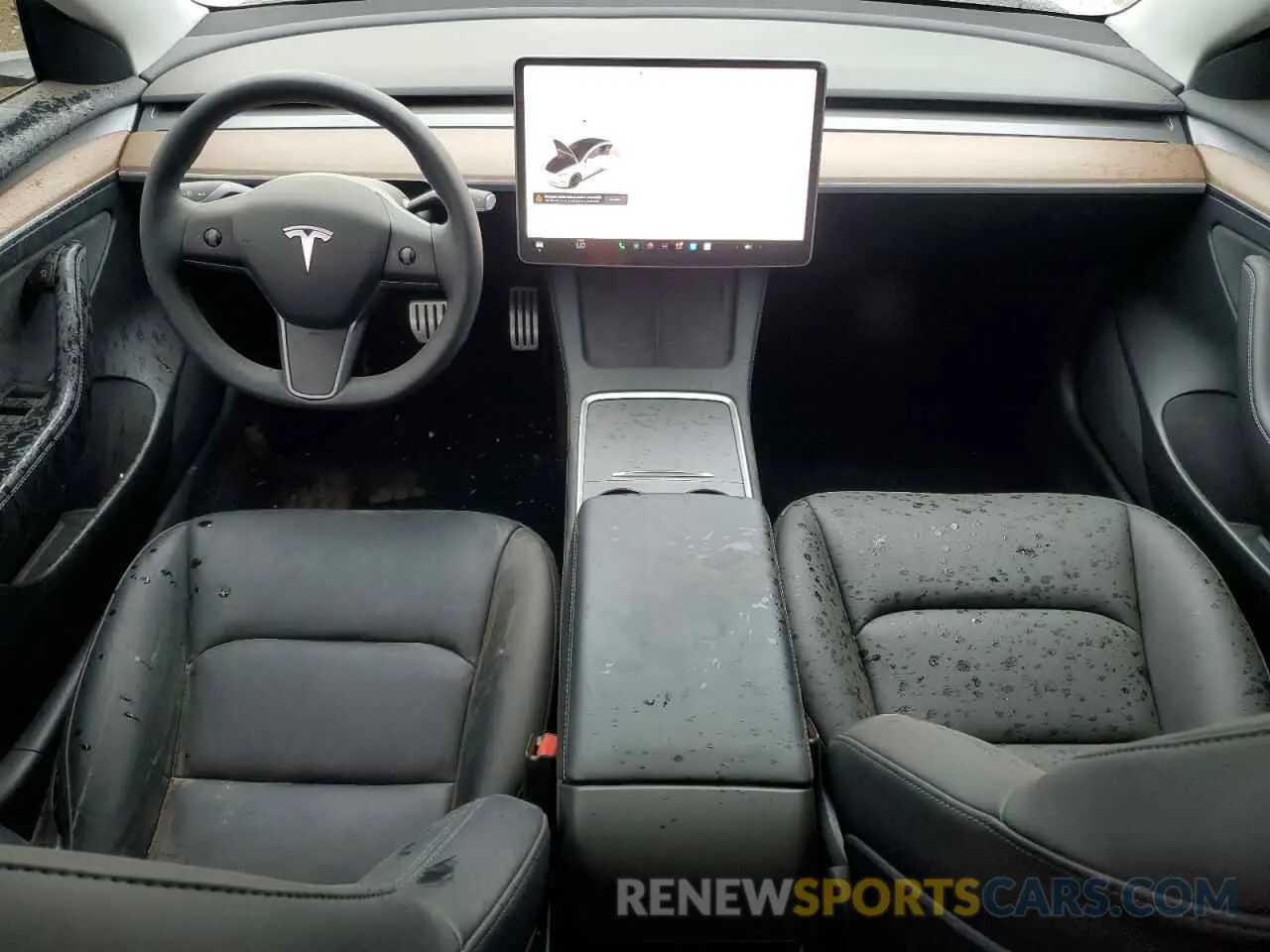 8 Фотография поврежденного автомобиля 5YJ3E1EC9NF346791 TESLA MODEL 3 2022