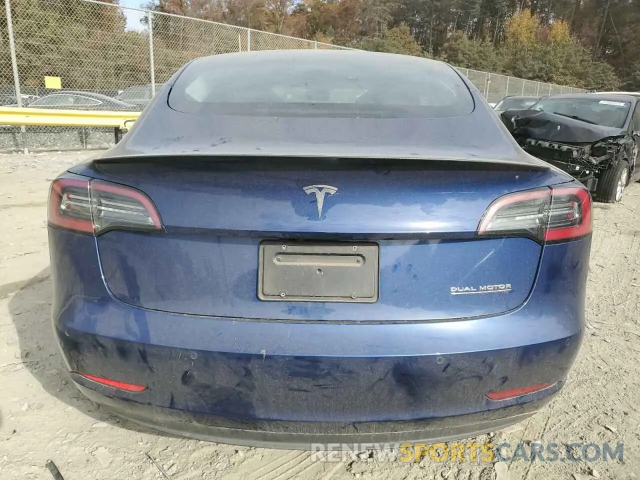 6 Photograph of a damaged car 5YJ3E1ECXNF108237 TESLA MODEL 3 2022