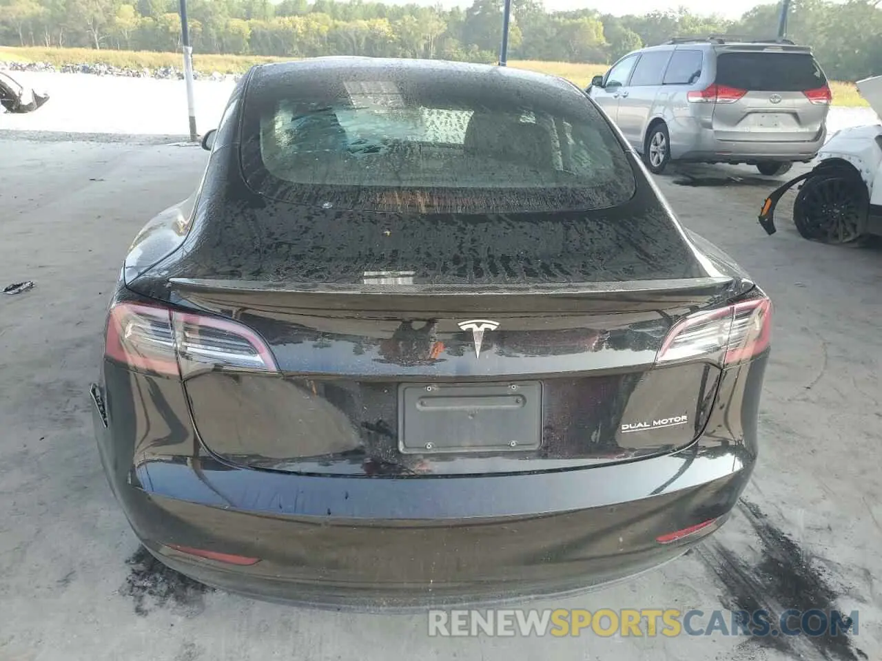 6 Фотография поврежденного автомобиля 5YJ3E1ECXNF201212 TESLA MODEL 3 2022
