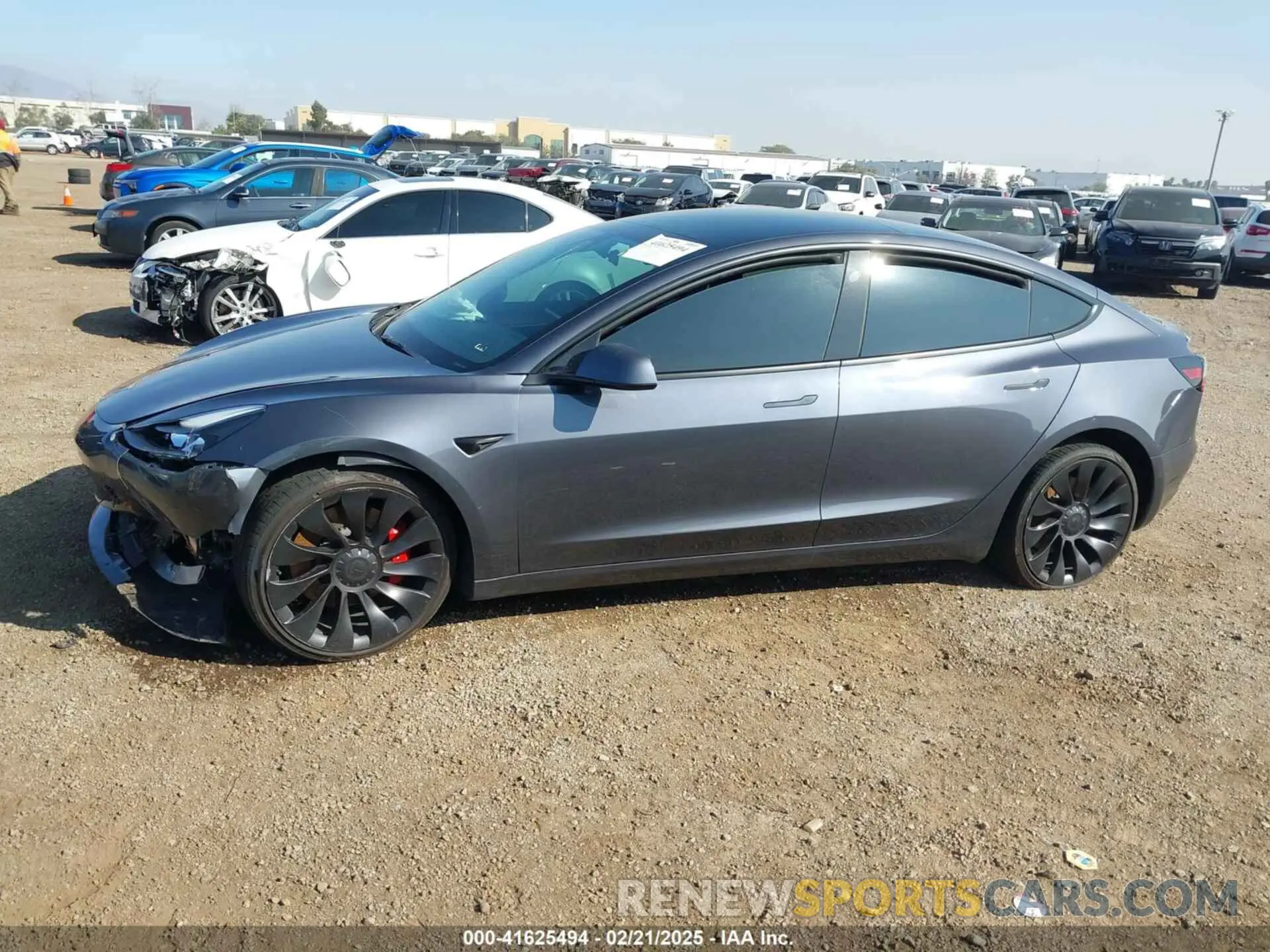 13 Photograph of a damaged car 5YJ3E1ECXNF264830 TESLA MODEL 3 2022