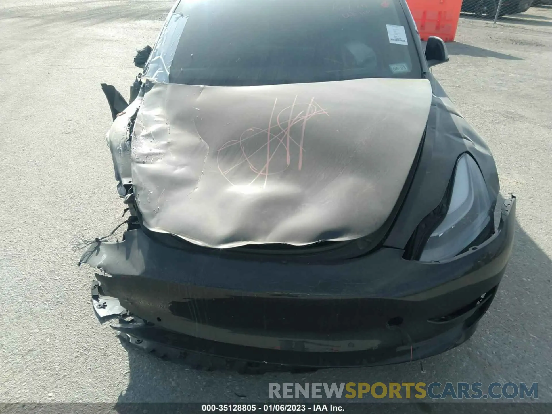10 Photograph of a damaged car 5YJ3E1ECXNF269509 TESLA MODEL 3 2022