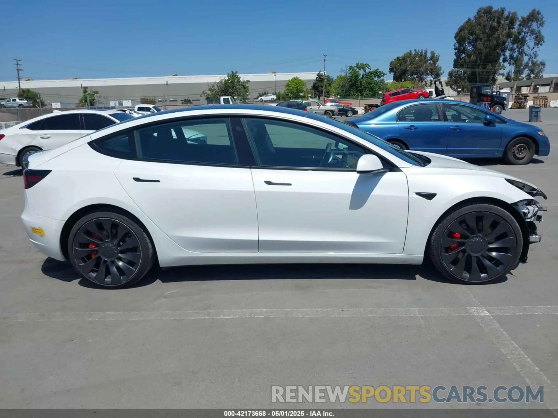 14 Photograph of a damaged car 5YJ3E1ECXNF270238 TESLA MODEL 3 2022