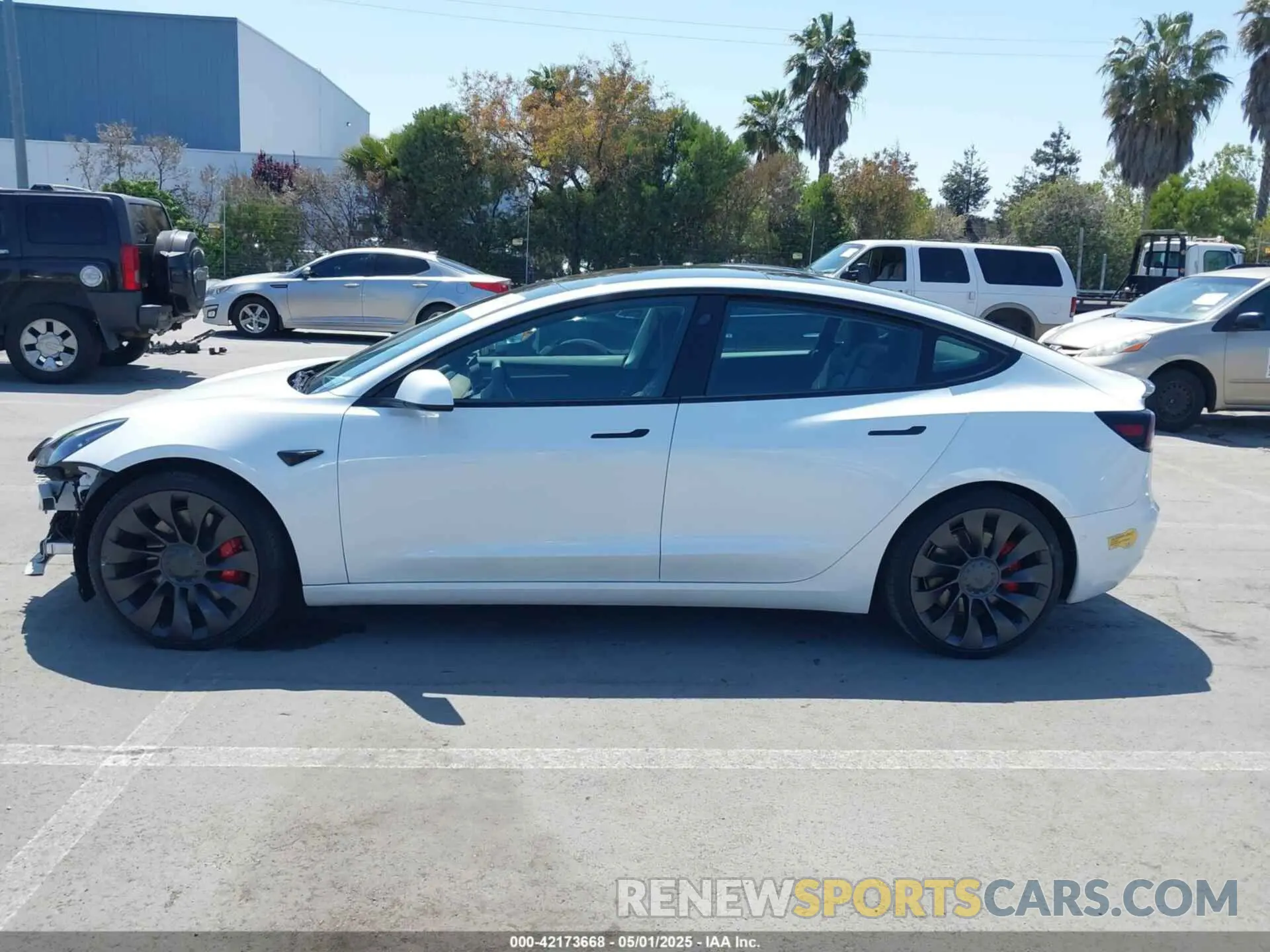 15 Photograph of a damaged car 5YJ3E1ECXNF270238 TESLA MODEL 3 2022