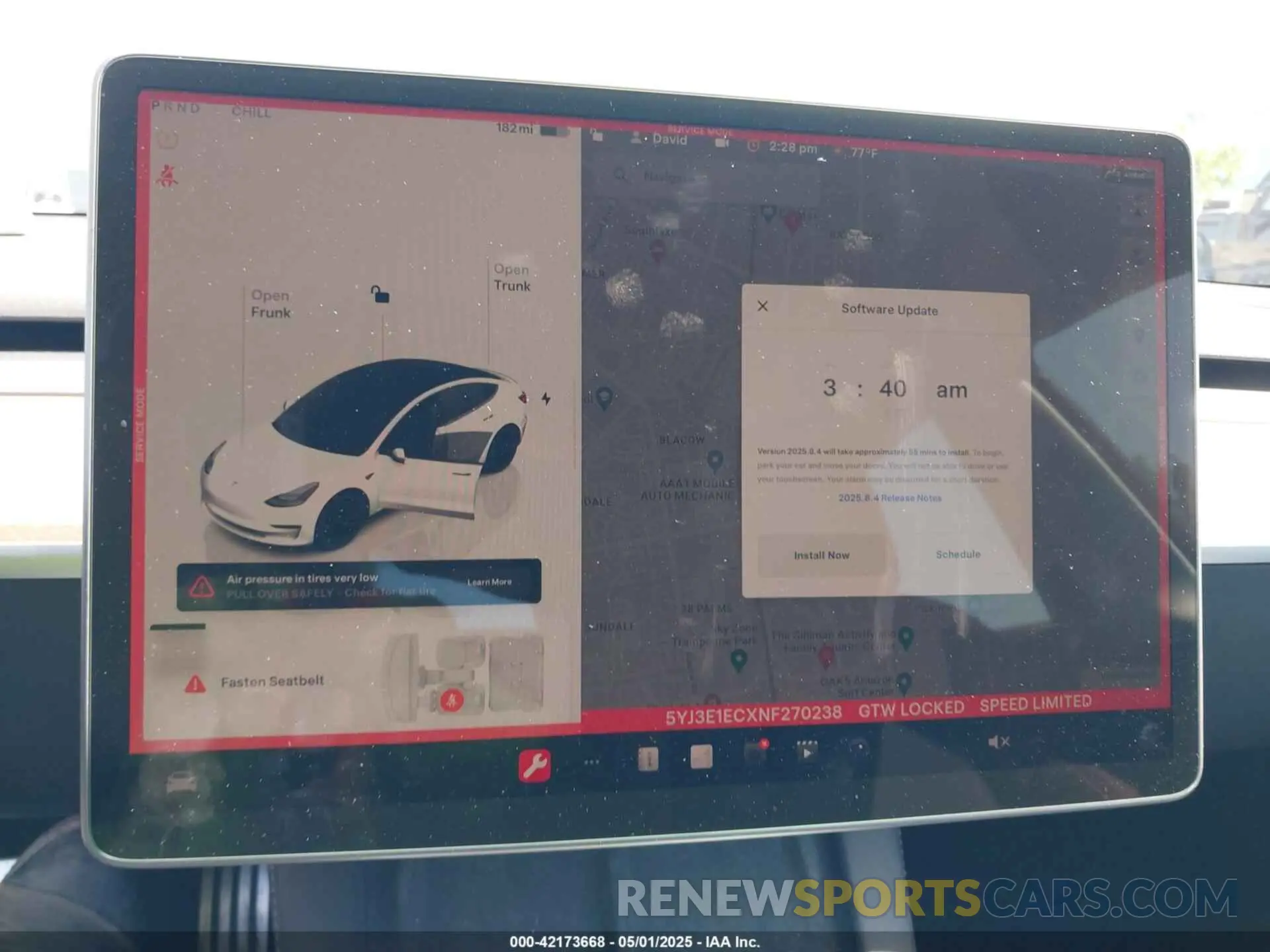 19 Photograph of a damaged car 5YJ3E1ECXNF270238 TESLA MODEL 3 2022
