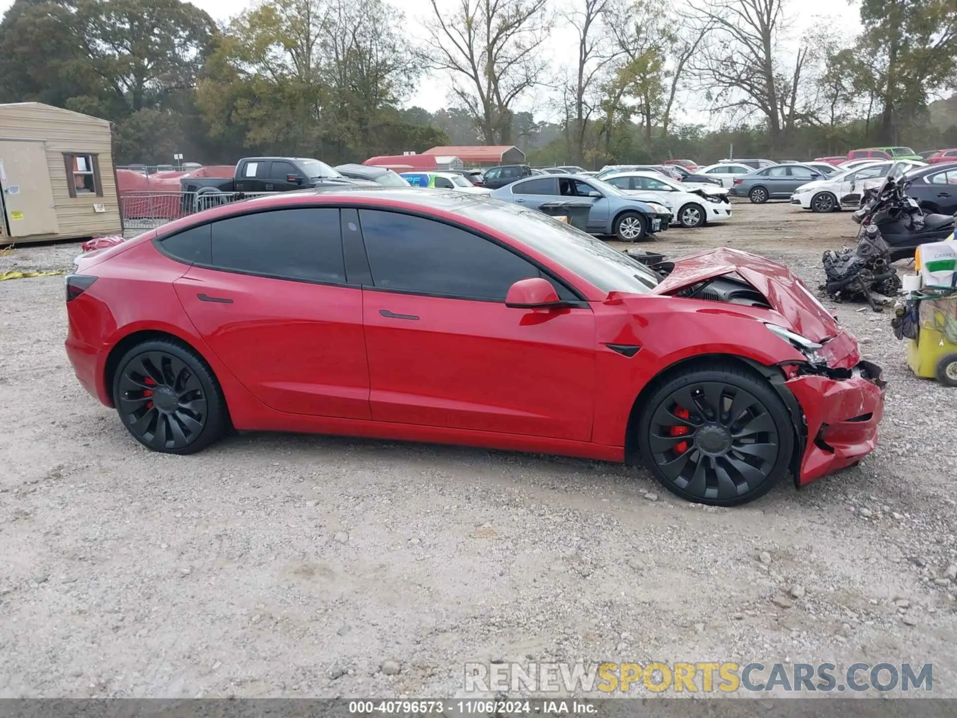 13 Photograph of a damaged car 5YJ3E1ECXNF326159 TESLA MODEL 3 2022
