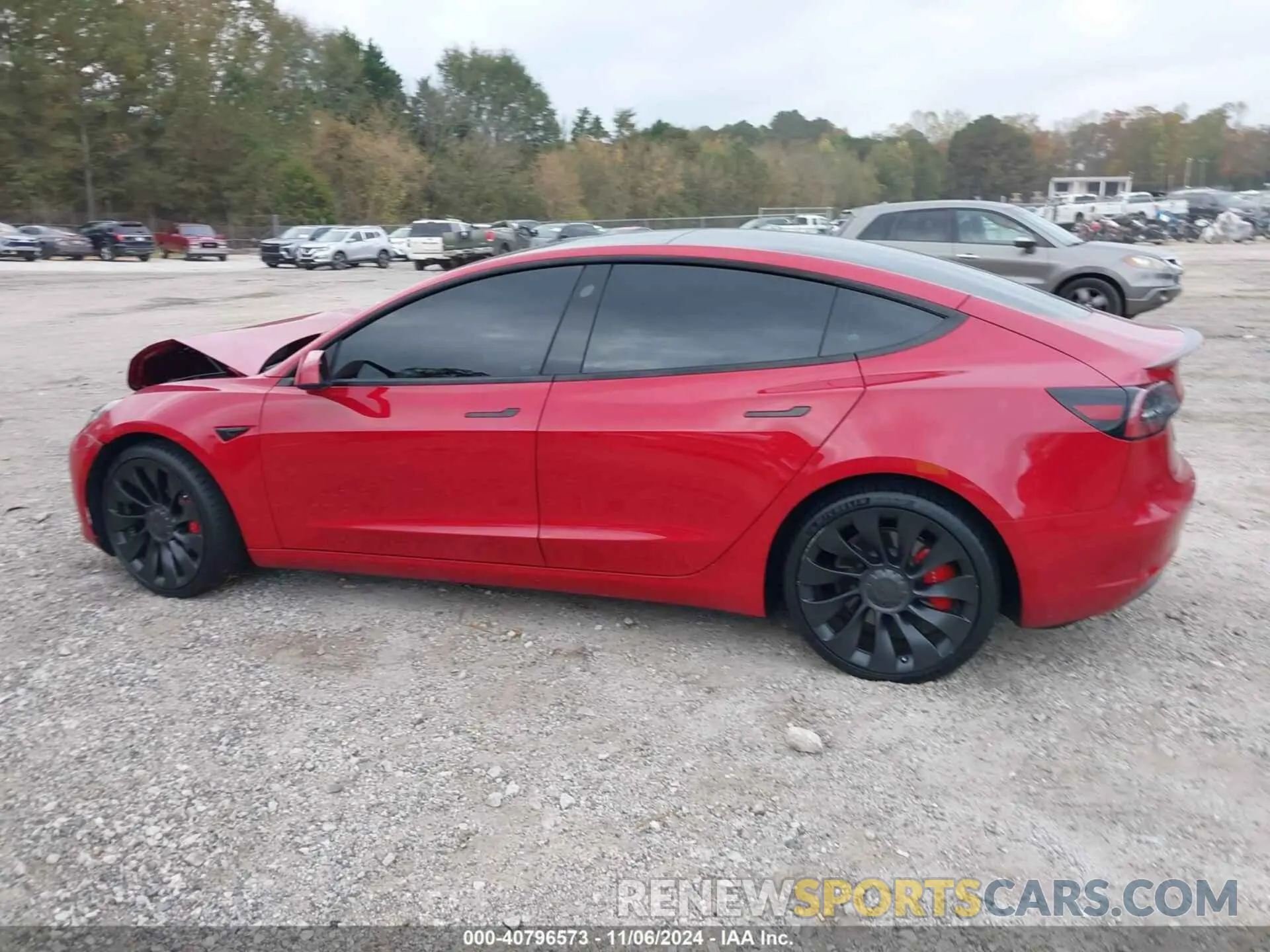 14 Photograph of a damaged car 5YJ3E1ECXNF326159 TESLA MODEL 3 2022