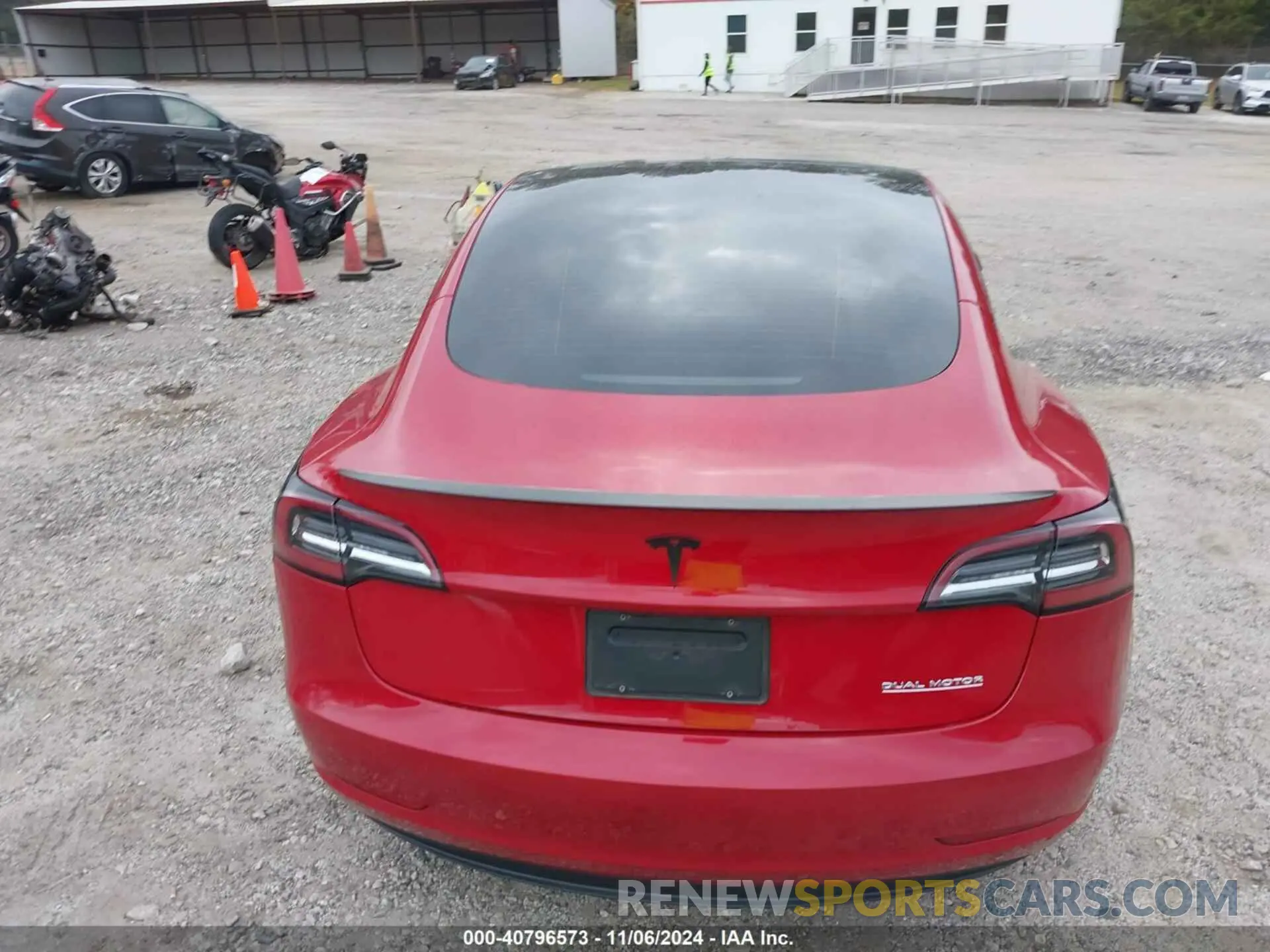 16 Photograph of a damaged car 5YJ3E1ECXNF326159 TESLA MODEL 3 2022