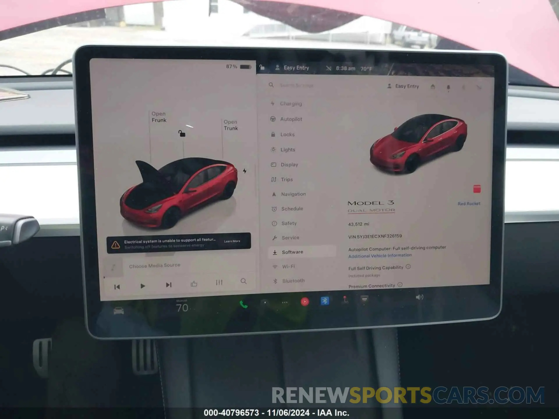 18 Photograph of a damaged car 5YJ3E1ECXNF326159 TESLA MODEL 3 2022